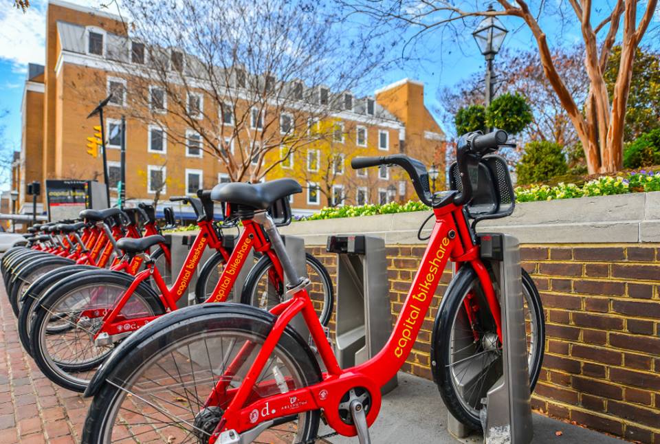 Public bikes to use in Old Town Alexandria